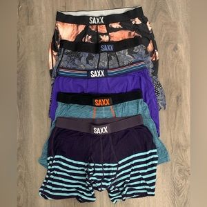 Lot of SAXX Ultra Volt Men’s Boxer Briefs - 5 Pairs